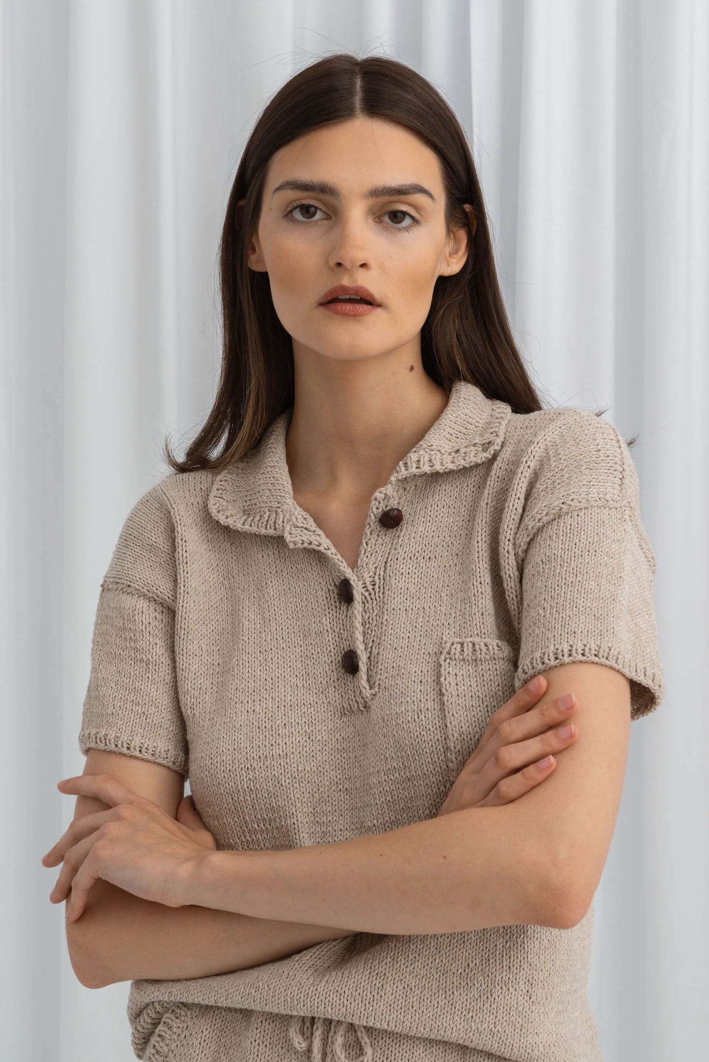Linen Polo Shirt