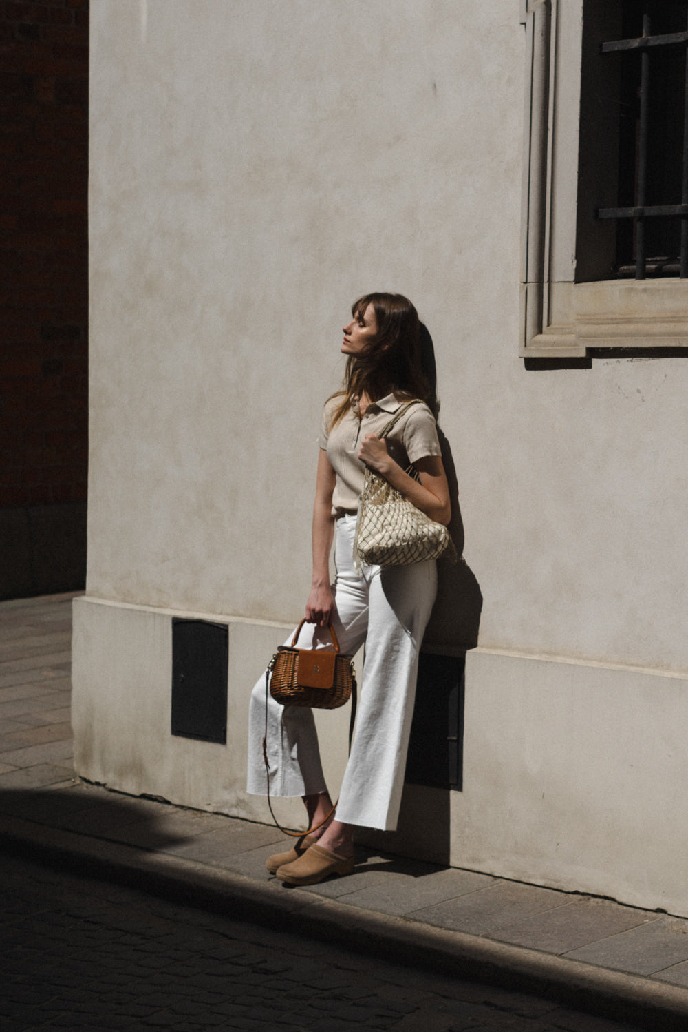 Siatka Linen Knotted Net Bag