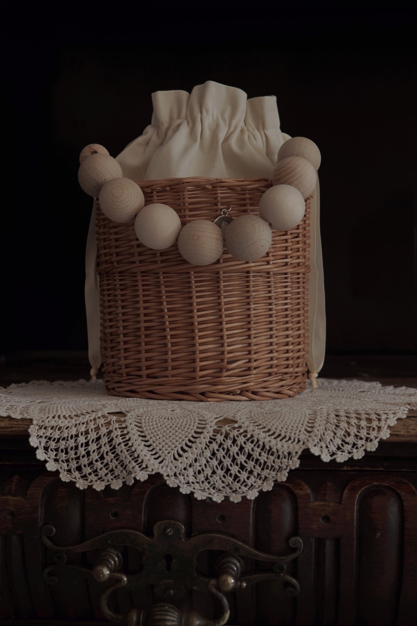 Koszyk Wiklinowy Ladybead Wicker Basket no. 2