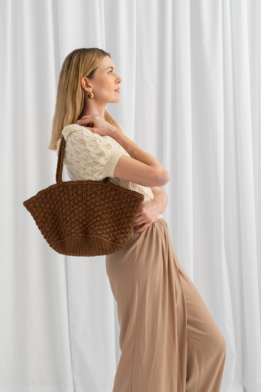 Średni Koszyk Raffia Basketbag