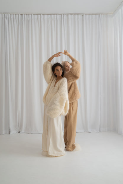 Rozpinany Sweter Cloudine Oversize Cardigan